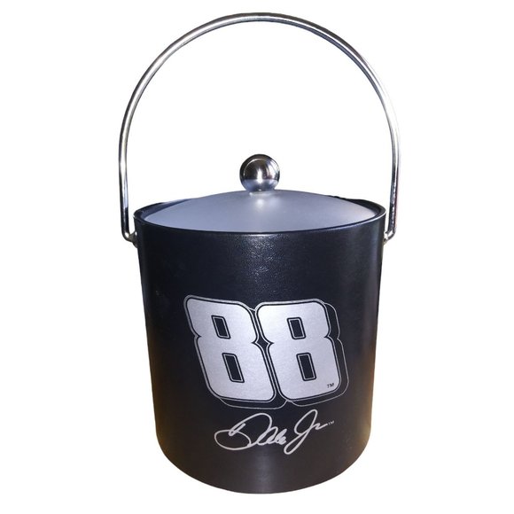 NASCAR Dale EarnHardt Jr Vinyl Ice Bucket Jr. Nation #88 Black Ice Bucket - Picture 1 of 8